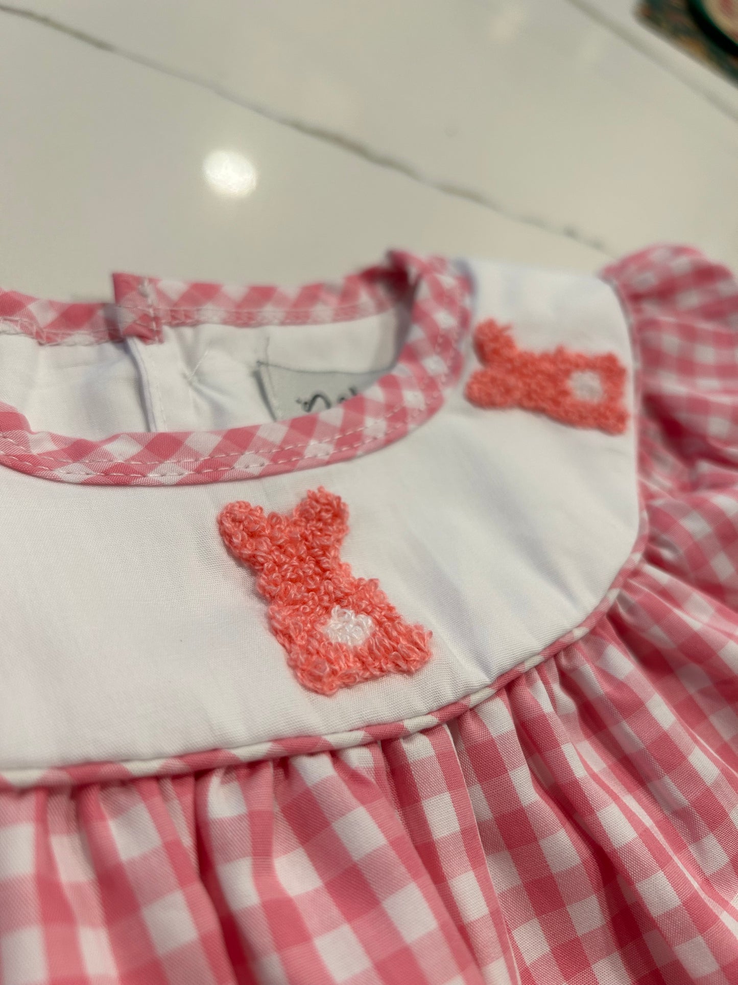 Girls French Knot Easter Dress